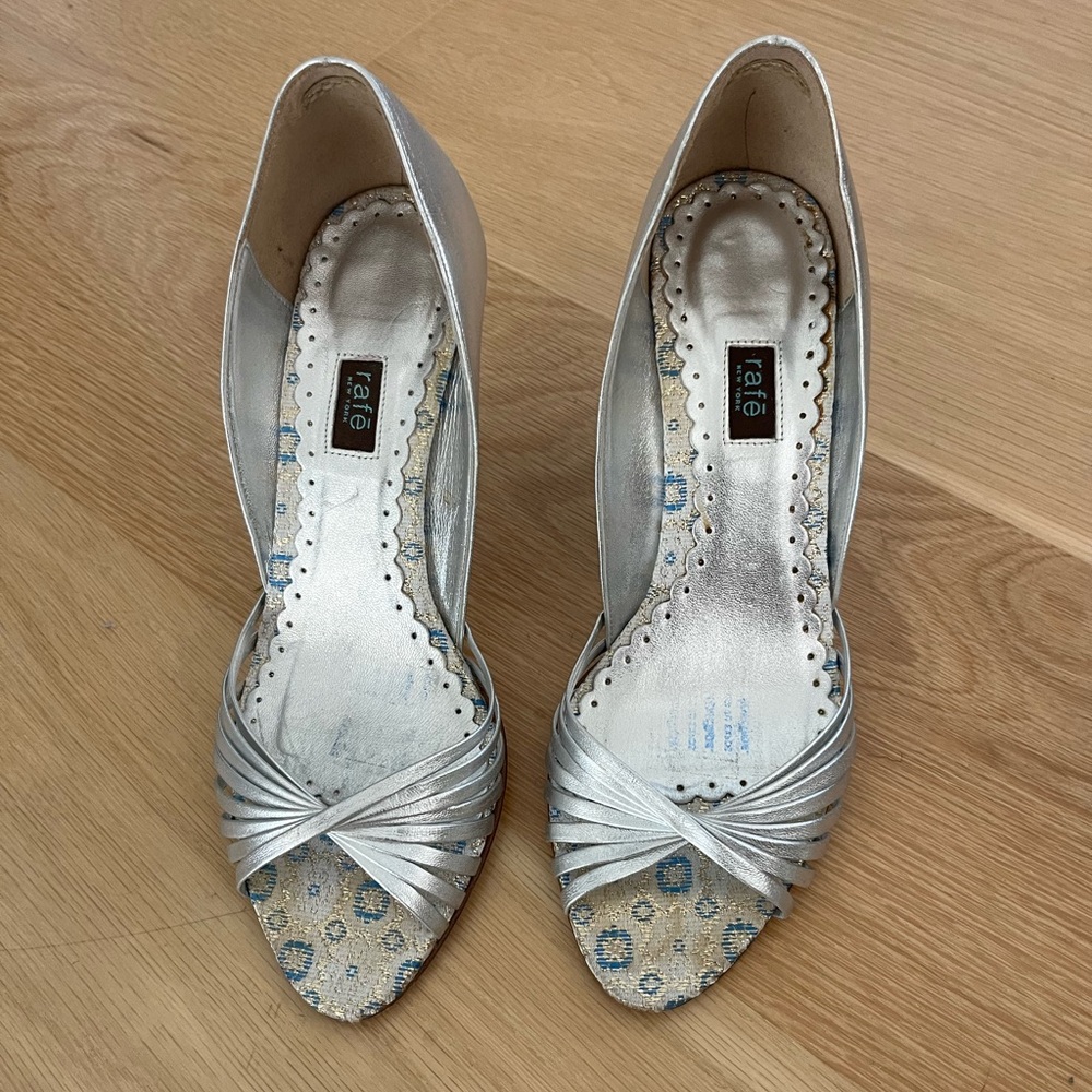 Rafe Metallic Wedges